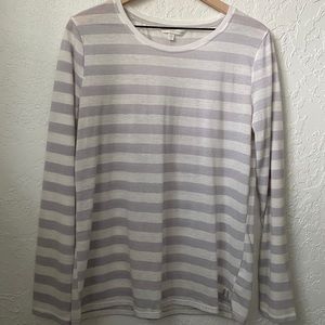 Striped long sleeve.